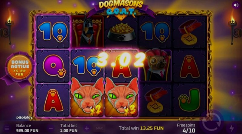 Играть Dogmasons от Popiplay в казино 1Win