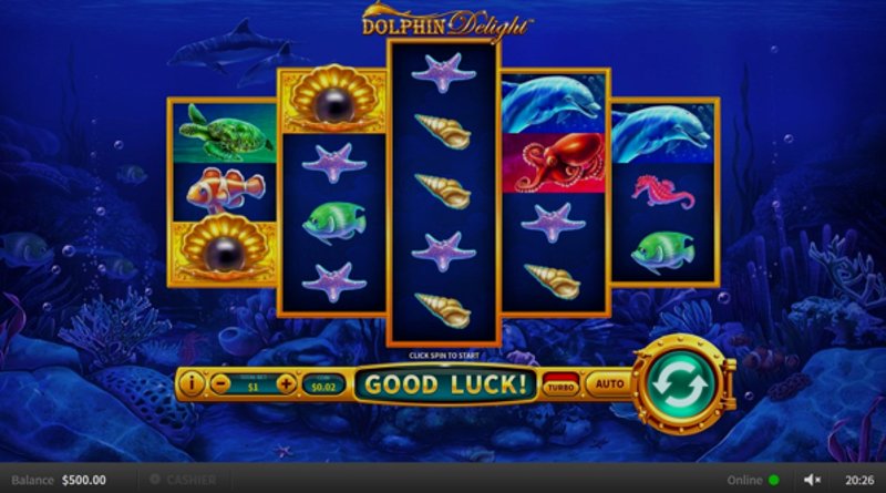 Играть Dolphin Delight от Skywind в казино 1Win