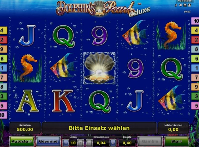 Играть Dolphins от Ainsworthgame в казино 1Win