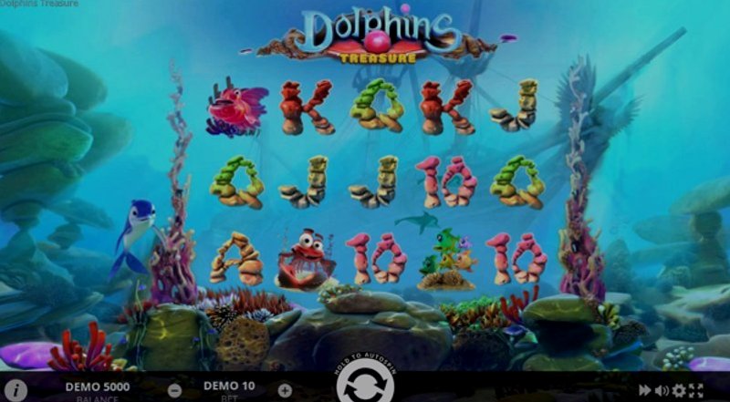 Играть Dolphins Treasure от Evoplay в казино 1Win