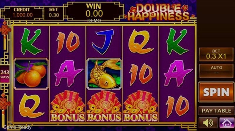 Играть Double Happiness от Cq9 в казино 1Win