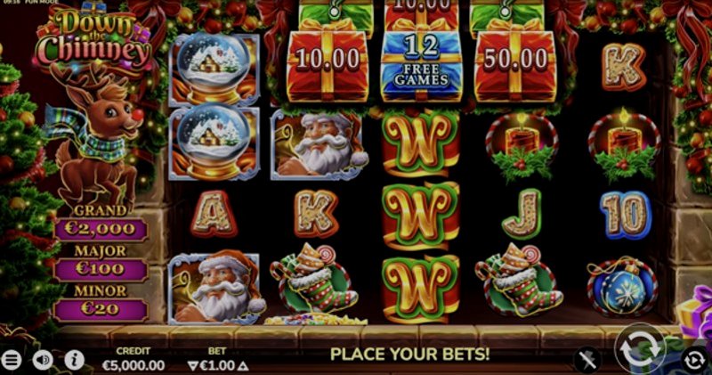 Играть Down The Chimney от Gamomat в казино 1Win