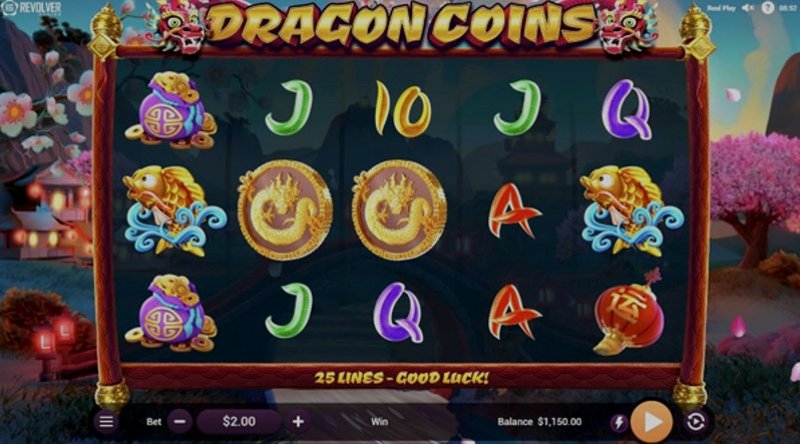 Играть Dragon Coins от Revolver в казино 1Win