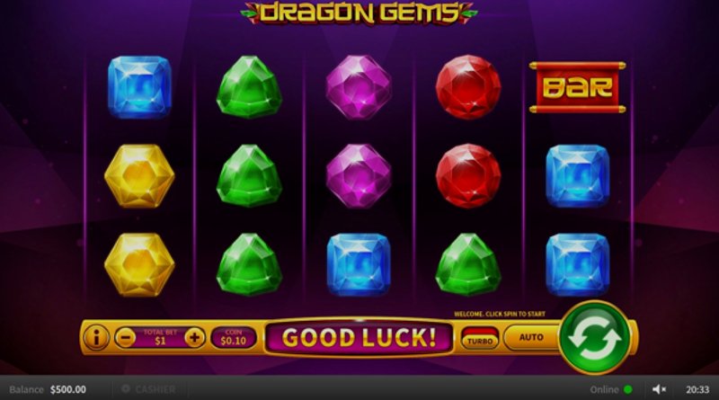 Играть Dragon Gems от Skywind в казино 1Win