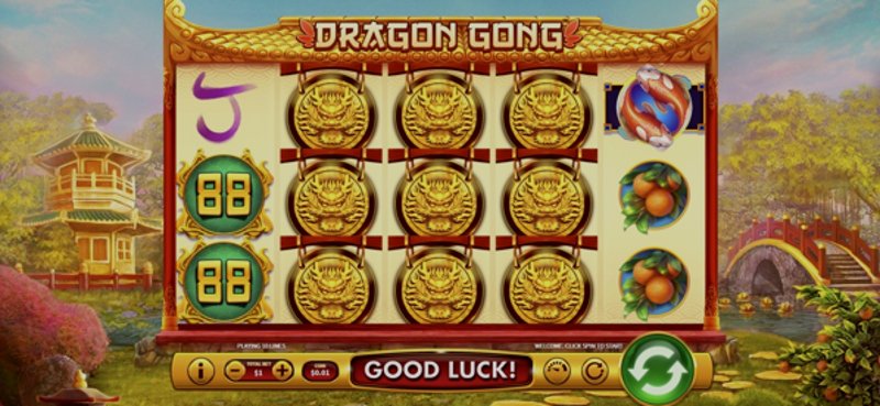 Играть Dragon Gong от Skywind в казино 1Win