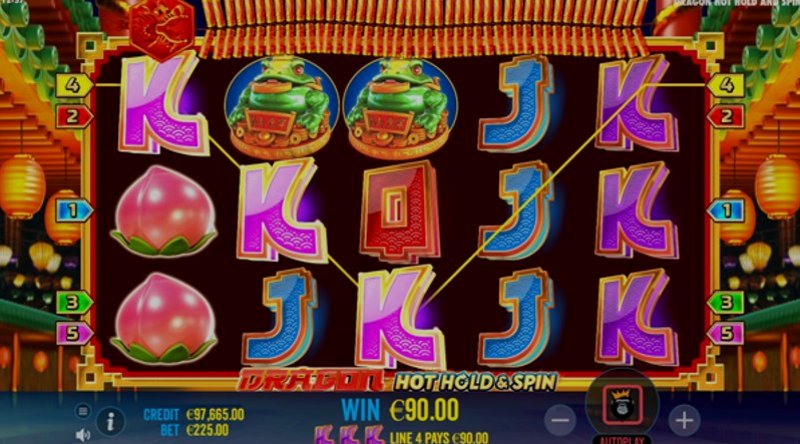 Играть Dragon Hot от Amusnet Interactive в казино 1Win