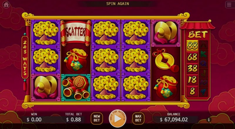 Играть Dragon Ingot от Kagaming в казино 1Win