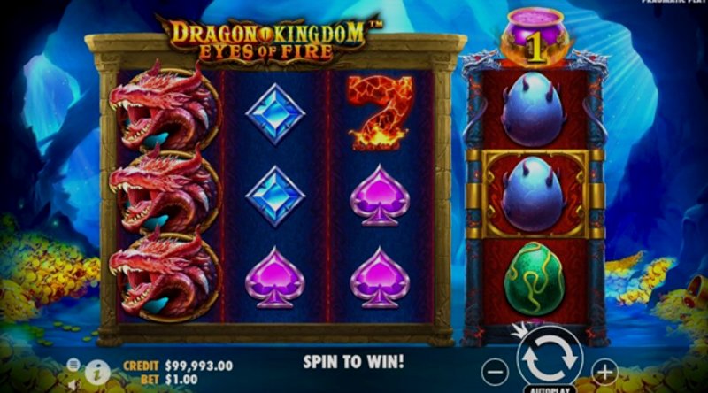 Играть Dragon Kingdom от Pragmatic в казино 1Win