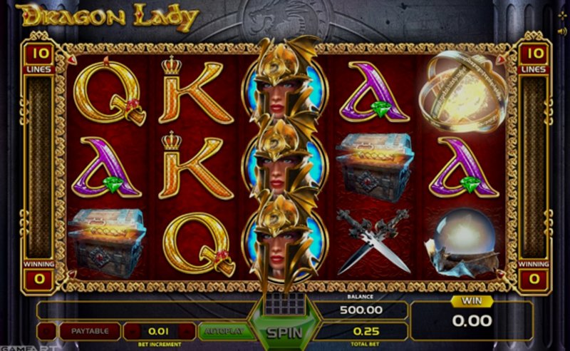 Играть Dragon Lady от Gameart в казино 1Win