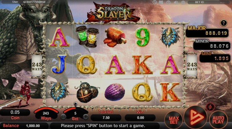 Играть Dragon Slayer от Simpleplay в казино 1Win