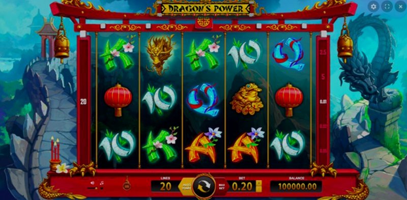 Играть Dragons Power от Bf Games в казино 1Win