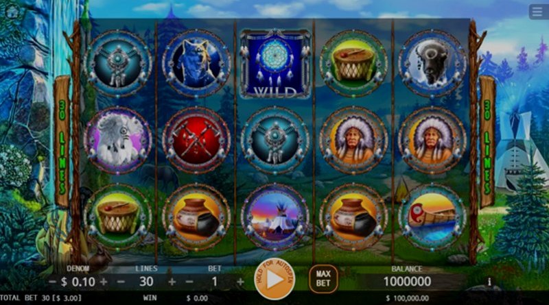 Играть Dreamcatcher от Kagaming в казино 1Win