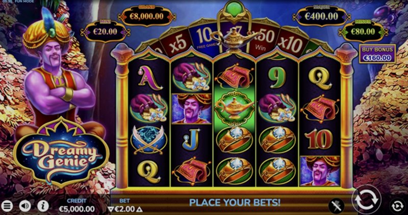 Играть Dreamy Genie от Bluehorn в казино 1Win