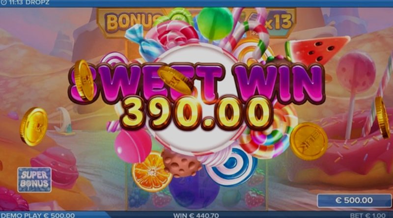 Играть Dropz от Elk в казино 1Win
