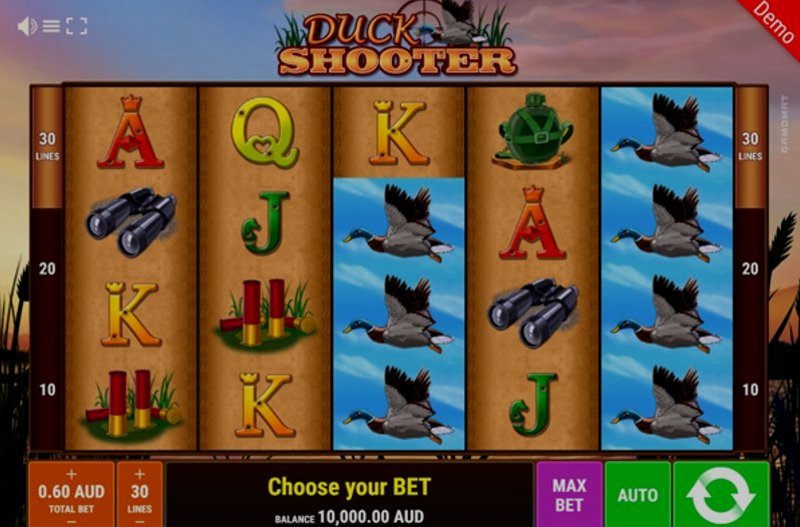 Играть Duck Shooter от Gamomat в казино 1Win