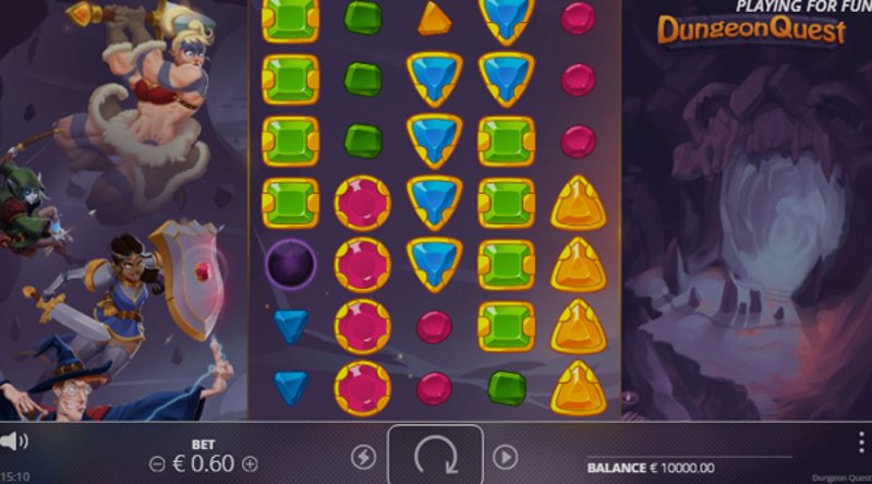 Играть Dungeon Quest от No Limit City в казино 1Win
