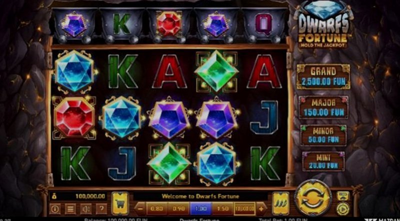 Играть Dwarfs Fortune от Wazdan в казино 1Win