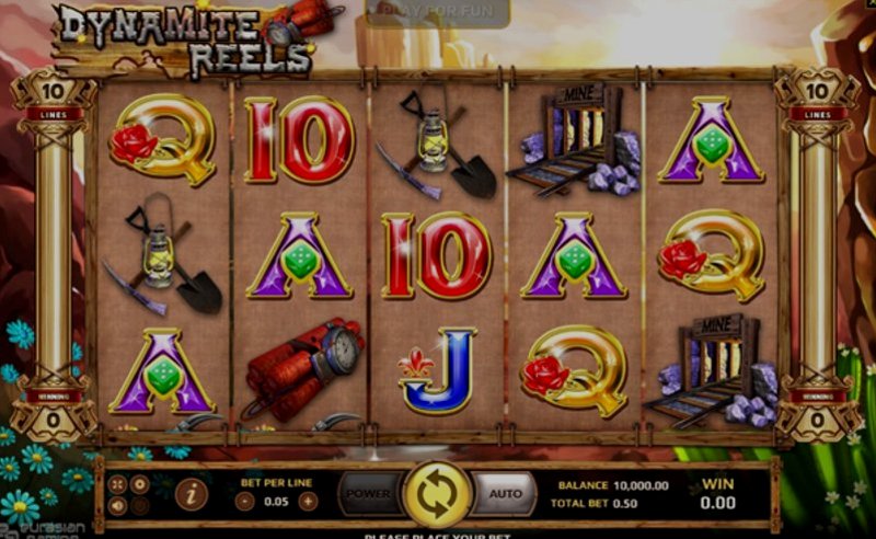 Играть Dynamite Reels от Eurasian Gaming в казино 1Win
