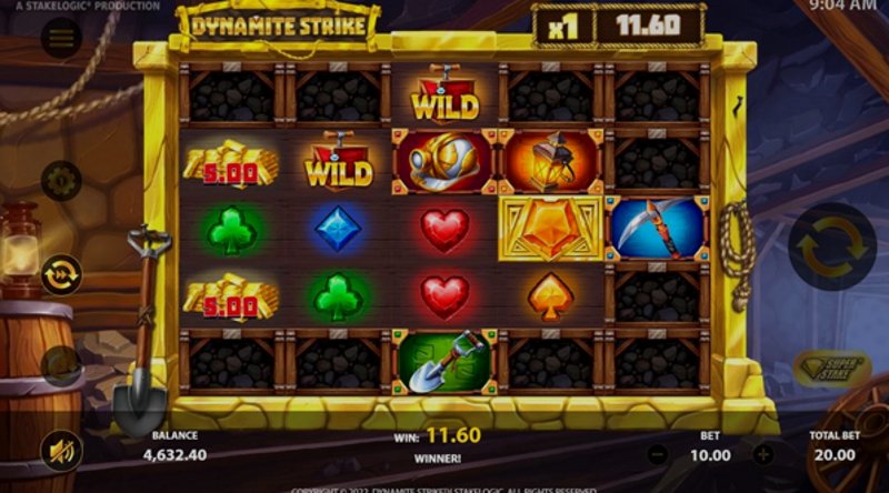 Играть Dynamite Strike от Stakelogic в казино 1Win