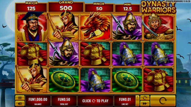 Играть Dynasty Warriors от Platipus в казино 1Win