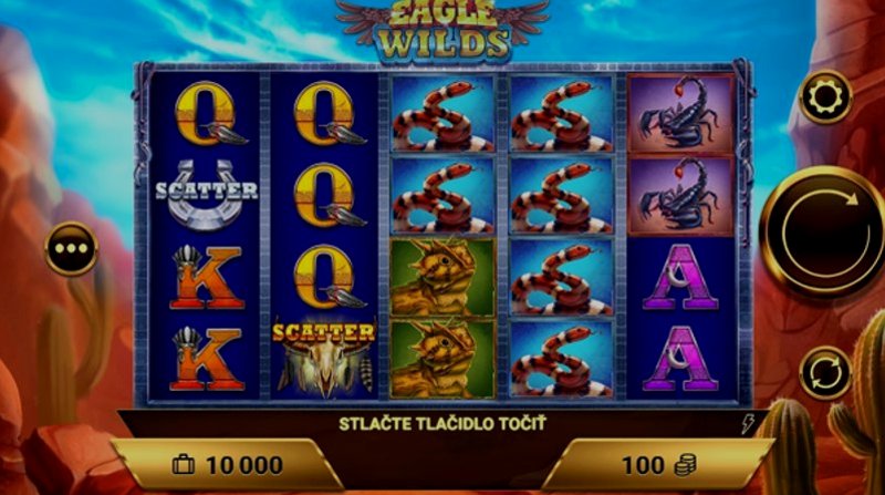 Играть Eagle Wilds от Amigogaming в казино 1Win