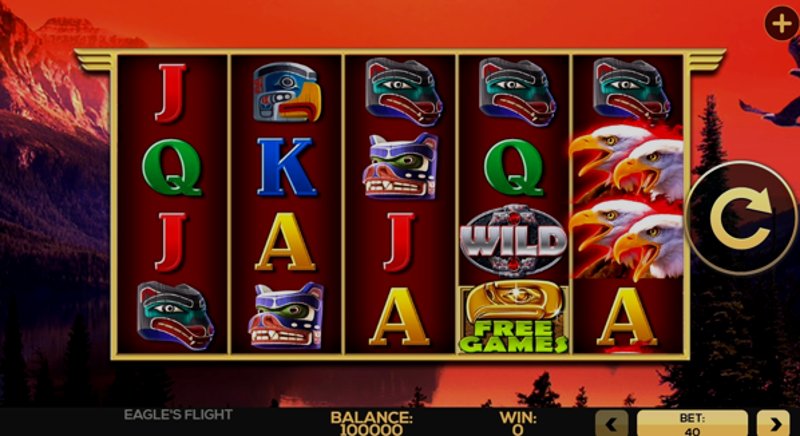 Играть Eagles Flight от High5 в казино 1Win