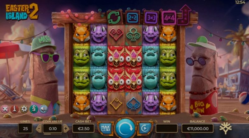 Играть Easter Island 2 от Yggdrasil в казино 1Win