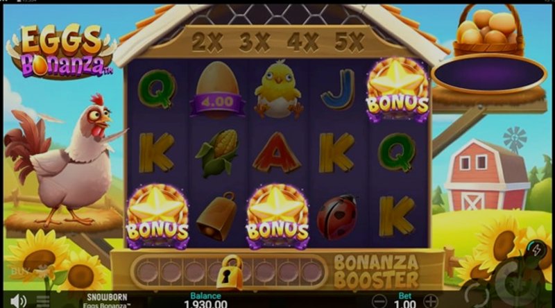 Играть Eggs Bonanza от Games Global в казино 1Win