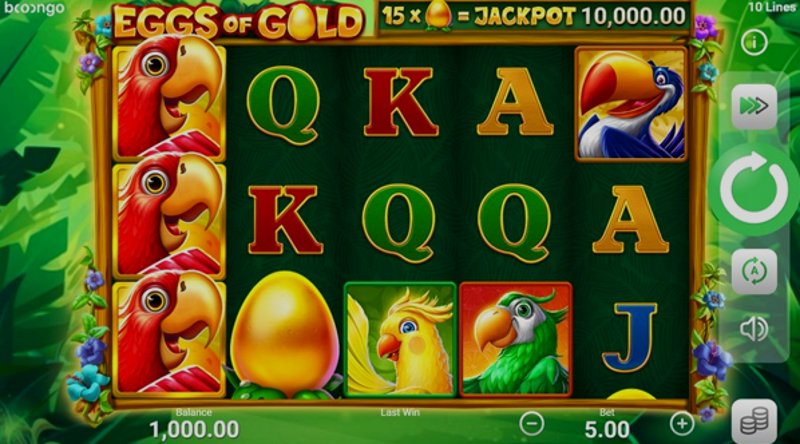 Играть Eggs of Gold от Booongo в казино 1Win