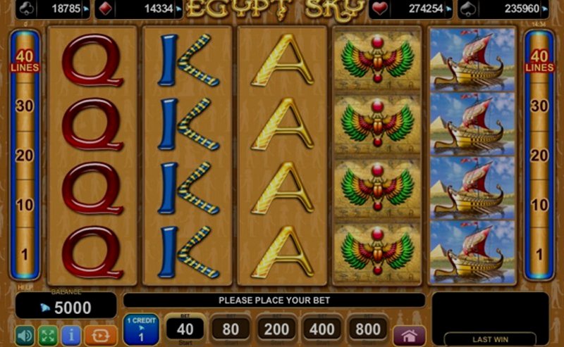 Играть Egypt Sky от Amusnet Interactive в казино 1Win