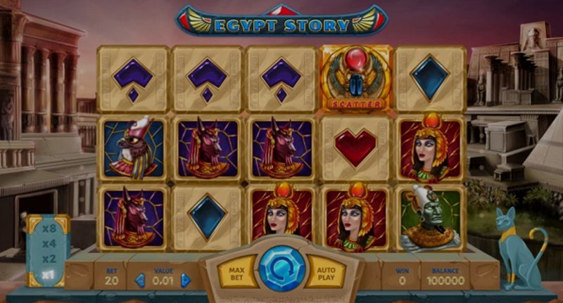 Играть Egypt Story от Thunderspin в казино 1Win