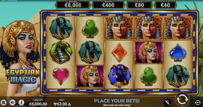 Играть Egyptian Magic от Bluehorn в казино 1Win