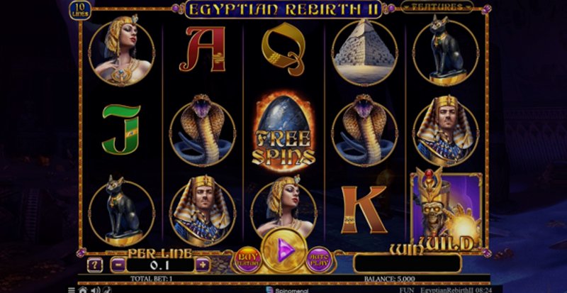 Egyptian Rebirth 2 Spinomenal в казино 1Win (1Вин) Egyptian Rebirth 2 Spinomenal в казино 1Win (1Вин)