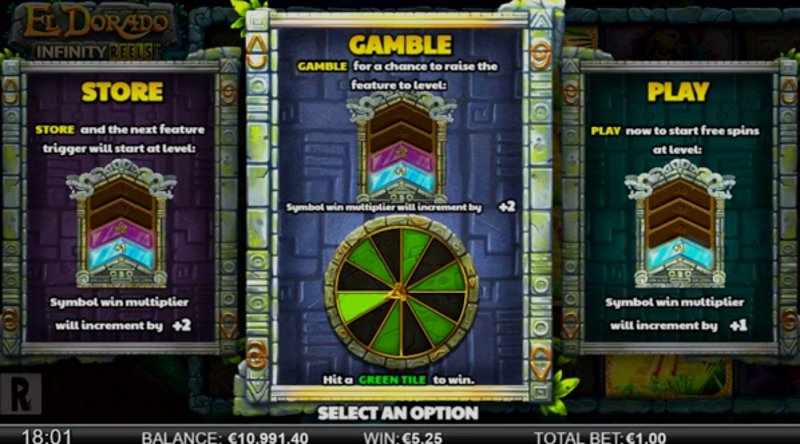 Играть El Dorado Infinity Reels от Yggdrasil в казино 1Win