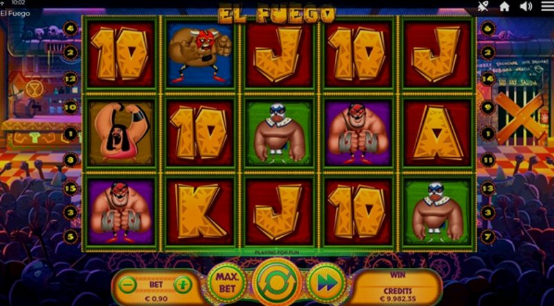 Играть El Fuego от Spinmatic в казино 1Win
