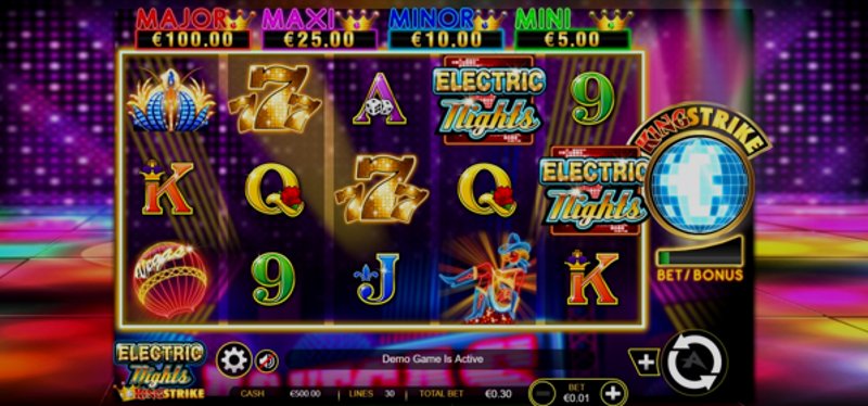 Играть Electric Nights от Ainsworthgame в казино 1Win