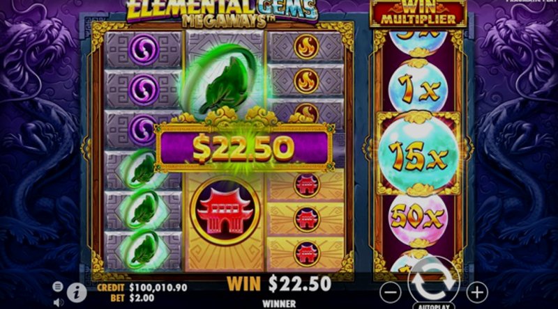 Играть Elemental Gems Megaways от Pragmatic в казино 1Win