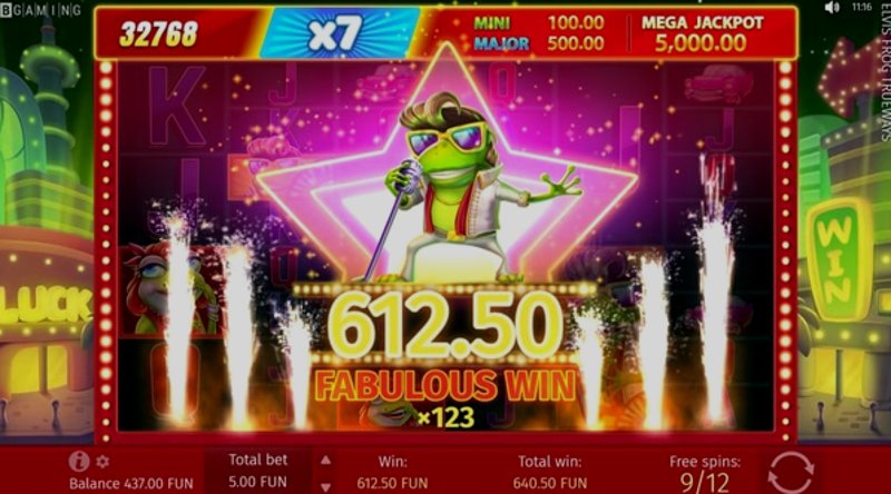 Играть Elvis Frog TRUEWAYS от Bgaming в казино 1Win