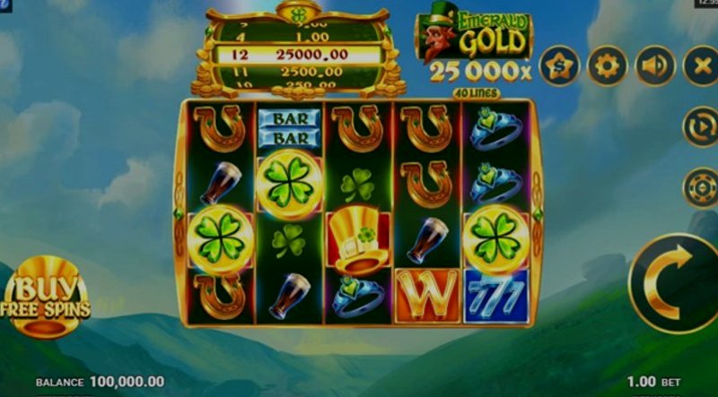 Играть Emerald Gold от Microgaming в казино 1Win