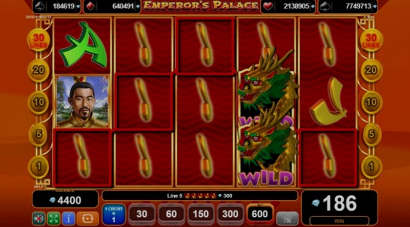 Играть Emperors palace от Amusnet Interactive в казино 1Win