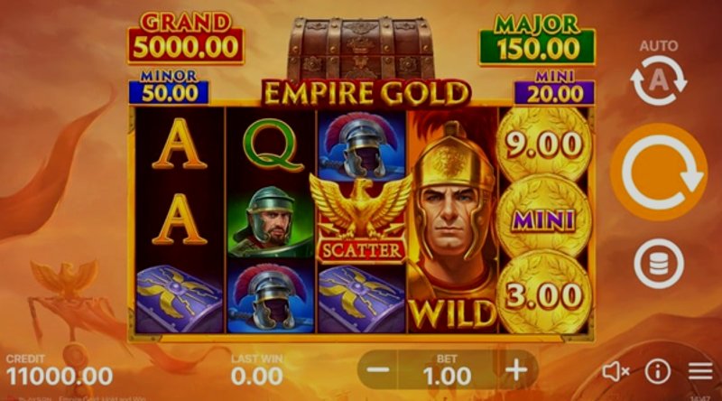 Играть Empire Gold: Hold and Win от Playson в казино 1Win