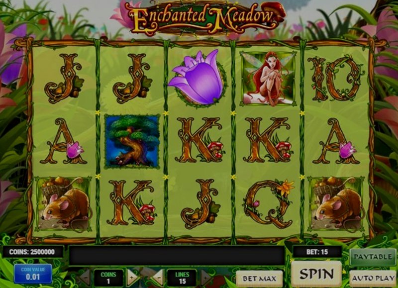 Играть Enchanted Meadow от Playn Go в казино 1Win