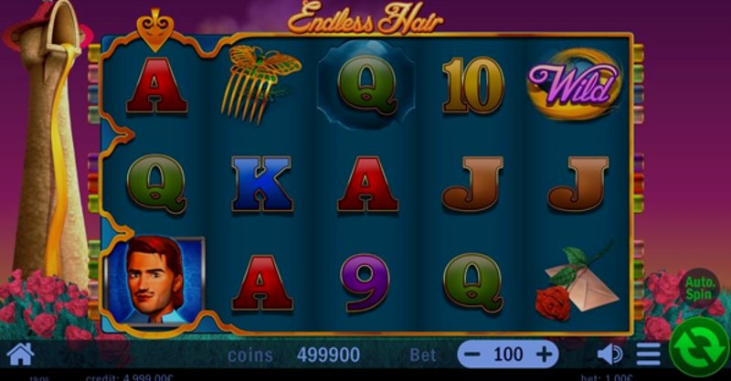 Играть Endless Hair от Swintt в казино 1Win