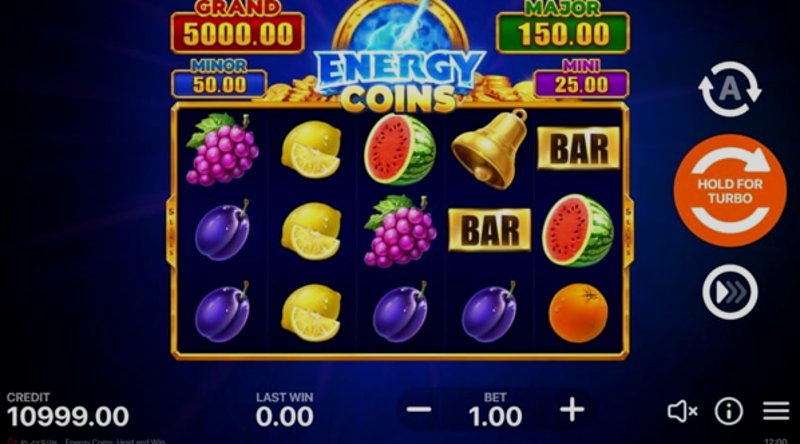 Играть Energy Coins: Hold and Win от Playson в казино 1Win