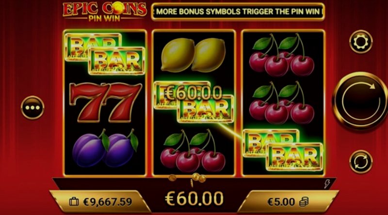 Играть Epic Coins от Amigogaming в казино 1Win