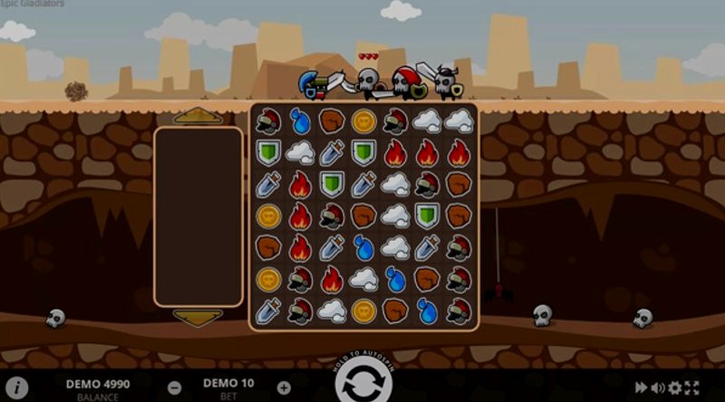 Играть Epic Gladiators от Evoplay в казино 1Win