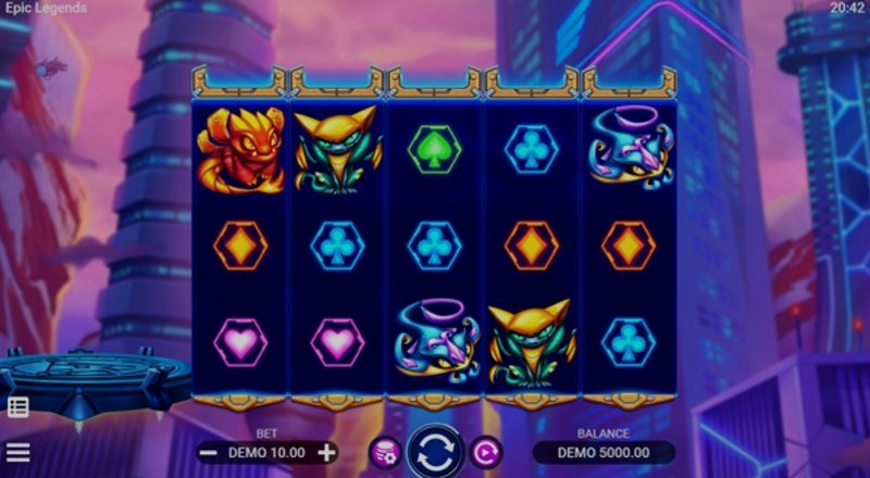 Играть Epic Legends от Evoplay в казино 1Win