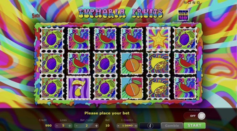 Играть Euphoria Fruits от 5 Men Gaming в казино 1Win