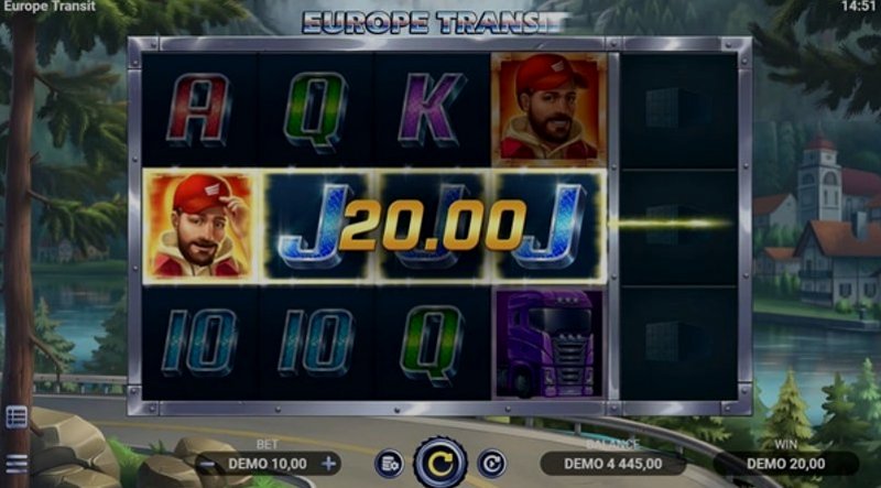 Играть Europe Transit от Evoplay в казино 1Win