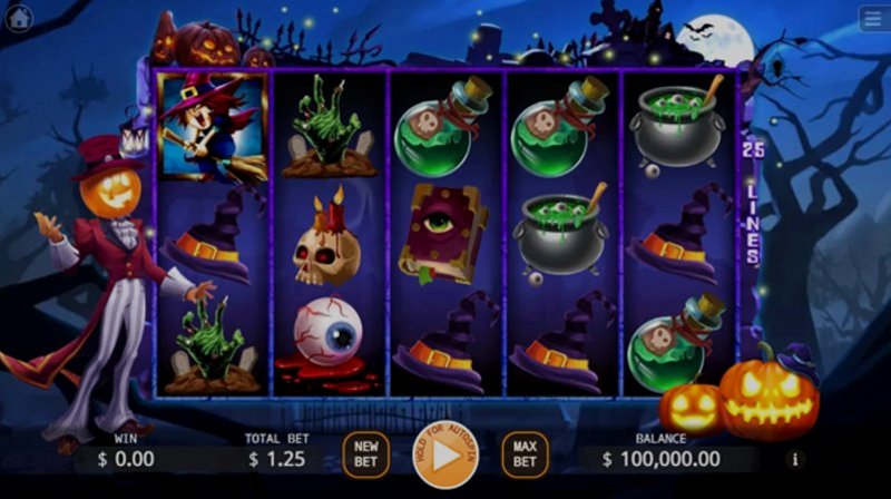 Играть Evil Pumpkin от Kagaming в казино 1Win